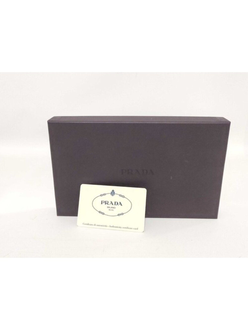 Prada Wallet Triangle Logo Black Nylon Silver - Picture 7 of 10
